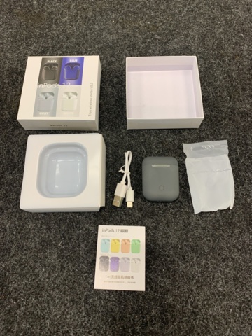 1217717-5 2 wireless headphones inpods 12 Grey