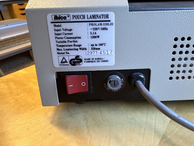 1220313-2 Laminating machine Unicode PRO-LAM 320 LSI