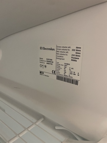 1220432-3 Freezer Electrolux EUF2300