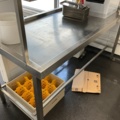1206243-8 Dish sorting bench with shelf