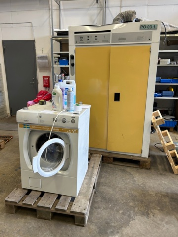 1153626-1 Tvättmaskin Cylinda FT 22 och torkskåp dubbeldörrars