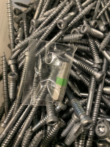 1220649-5 3 st Förpackningar Trallskruv 5.0x75, Grabber TREX C4