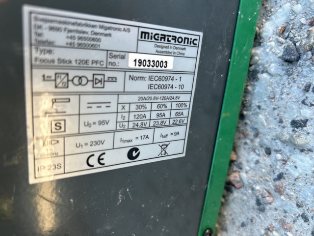 1192842-7 Migatronic Svets