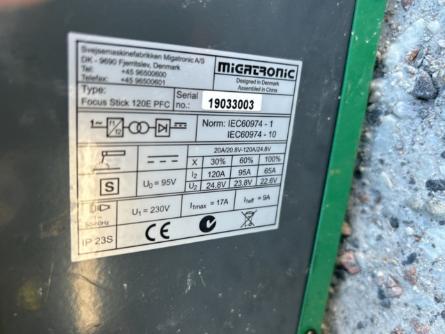 1192842-8 Migatronic Svets