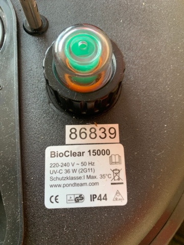 1136570-4 Pressure filter Bioclear 15000
