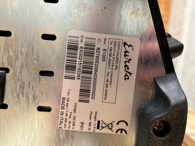 1144695-9 Coffee grinder, Expobar Eureka Zenith E1005