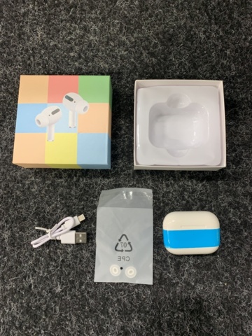 1217731-4 3 wireless headphones Earpods Pro in different colors