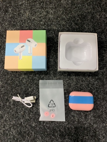 1217731-5 3 wireless headphones Earpods Pro in different colors