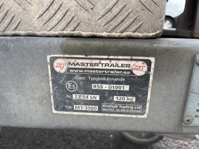 1205409-17 Trailer, Master Trailer GTE 540