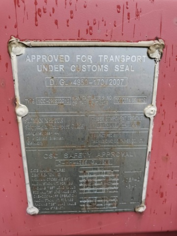 1129707-15 20-Fot Container