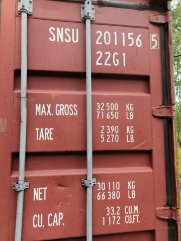 1129707-17 20-Fot Container
