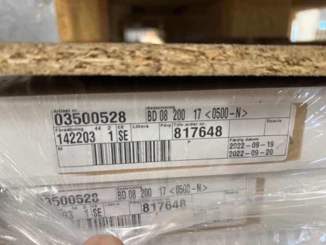 1221669-7 29 internal door leaves Dooria 8x21