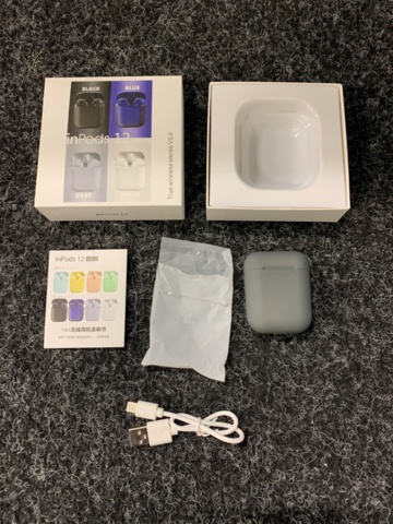 1221715-3 2 wireless headphones inpods 12 Grey