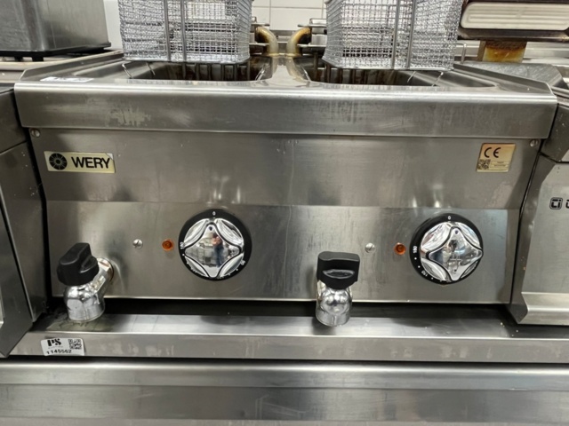 1145559-4 Double fryer, Mareno and stainless kitchen drawer