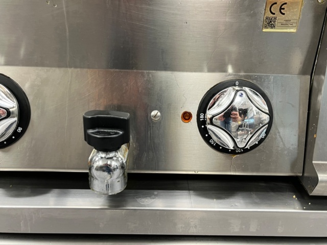 1145559-6 Double fryer, Mareno and stainless kitchen drawer