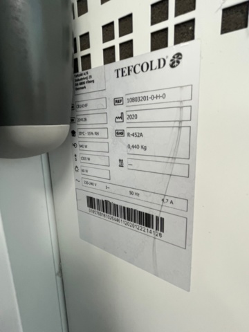 1145581-3 Frysrum, Tefcold, ca 1,9m² -2021