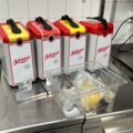 1145587-1 4 ketchup/mustard dispensers