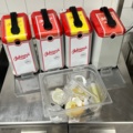 1145587-3 4 ketchup/mustard dispensers