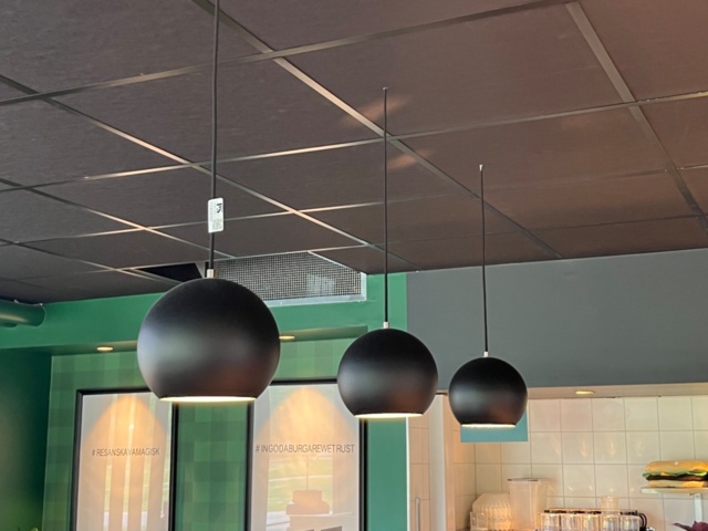 1145630-2 3 pendant lamps, Topan VP6, Verner Panton, &tradition