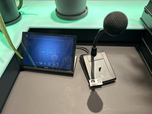 1192879-25 Sound system, speakers, control panel, PA system, Audac