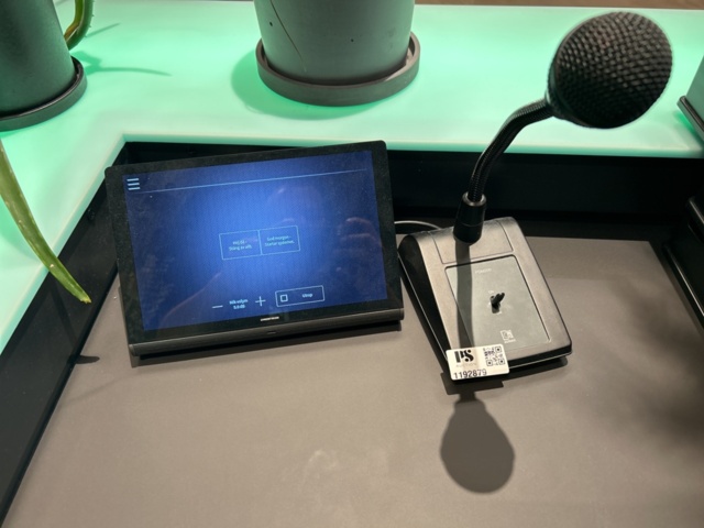 1192879-2 Sound system, speakers, control panel, PA system, Audac