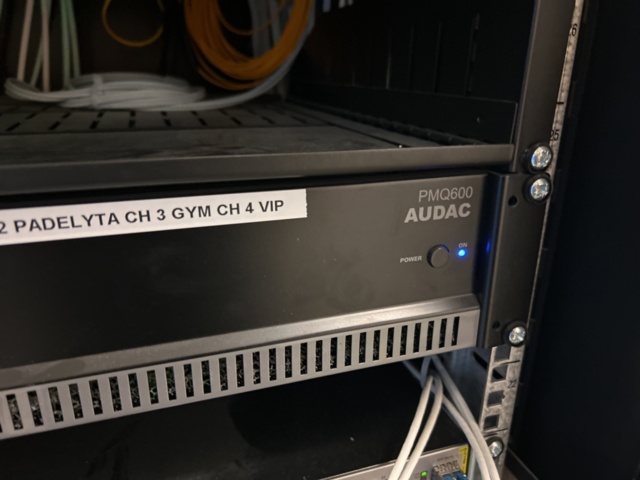 1192879-10 Sound system, speakers, control panel, PA system, Audac