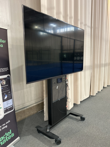 1192909-2 TV-/bildskärm 85” Sony, på mobilt golvstativ