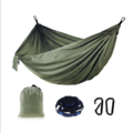 1222924-1 Hängmatta i nylon, Militärgrön