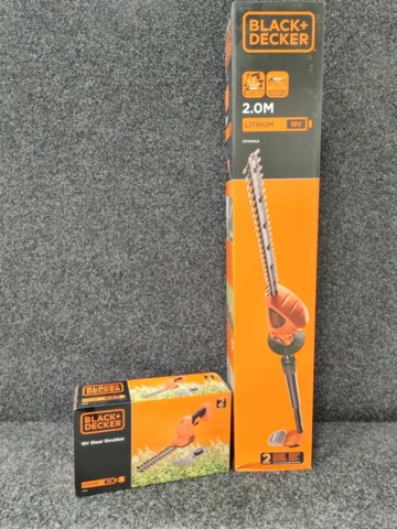 1223218-1 Hedge trimmer Black & Decker GTC1843LB-QW + Bush trimmer Black & Decker BCSS18B-XJ 18V