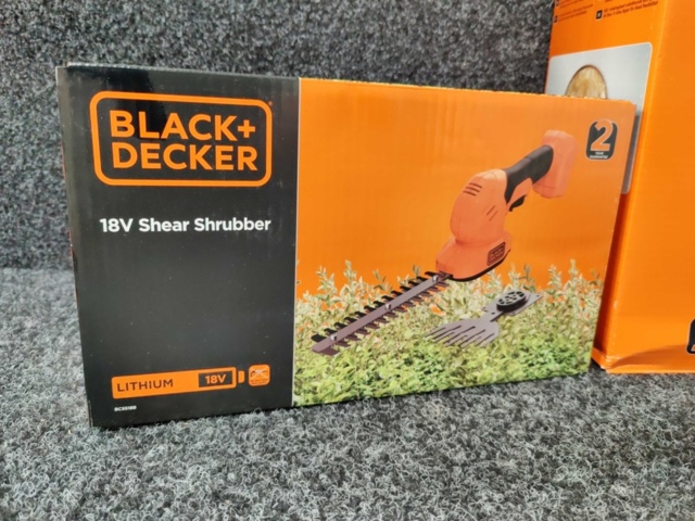 1223218-2 Hedge trimmer Black & Decker GTC1843LB-QW + Bush trimmer Black & Decker BCSS18B-XJ 18V