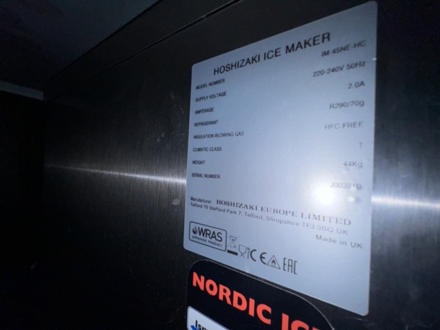 1219632-6 Ice cube maker, Hoshizaki, IM-45NE-HC