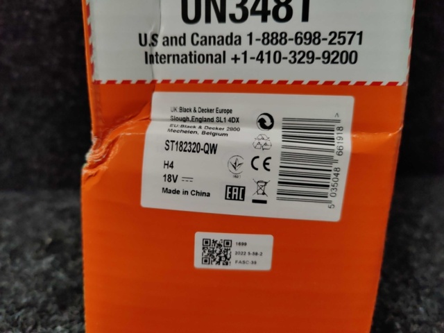 1223229-4 Grass trimmer Black & Decker ST182320-QW 18V