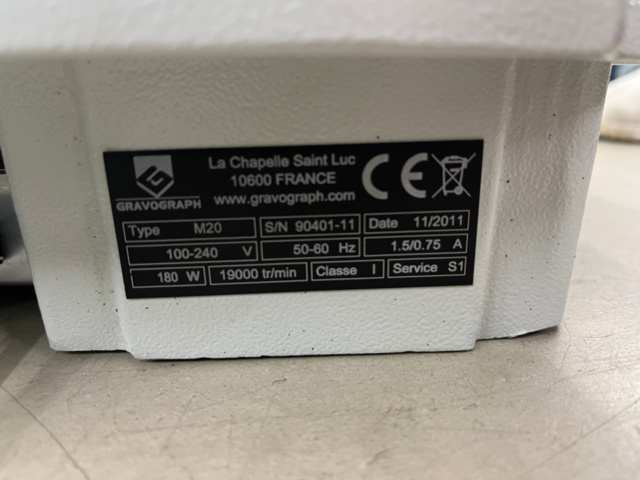 1209059-4 Engraving machine GravoGraph M20