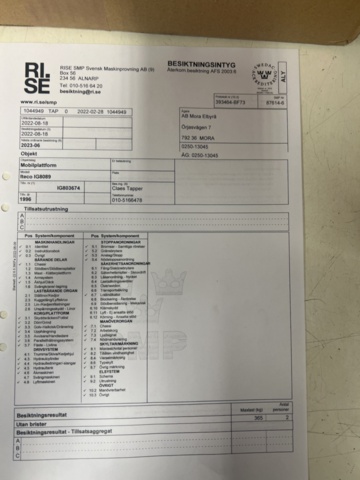 1223441-23 Iteco scissor lift