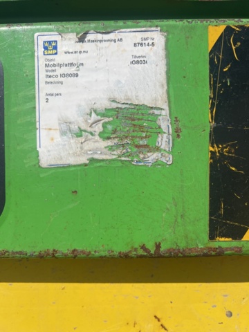 1223441-14 Iteco scissor lift