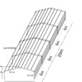 1226807-5 Hall frame, 10x20 meters, 200 square meters