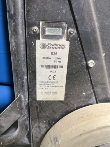 1219653-5 Dust collector, Pullman Ermator, S26