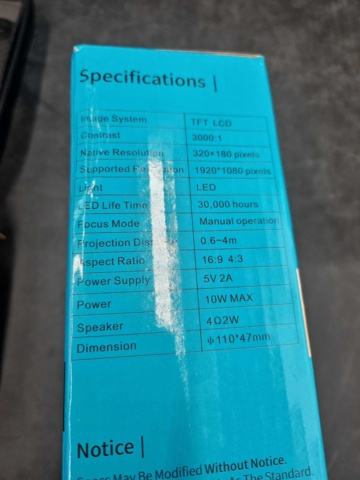 1219473-3 Miniprojektor + drönare - Frakt ingår