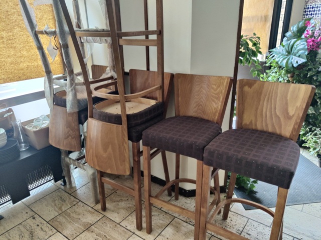 1226819-2 6 stycken höga stolar