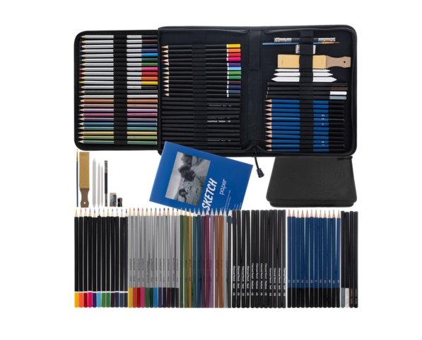 1227176-1 Sketchset 174 delar Skiss/Målning/Ritningsset