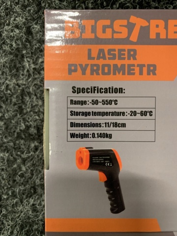 1227186-4 2 st Lasertermometer