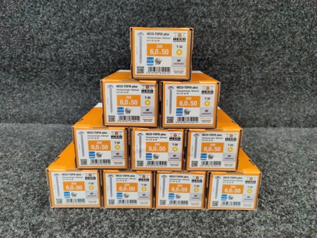 1188712-1 2000 wood screws Heco-Topix-plus 6.0x50 mm