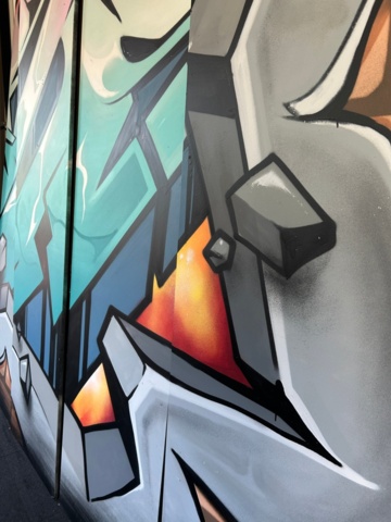 1151670-2 Graffiti painting in 6 parts by Anders Bleckhorn
