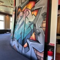 1151670-4 Graffiti painting in 6 parts by Anders Bleckhorn