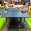 1153736-2 Folding ping pong table and 2 sets with ping pong rack and balls