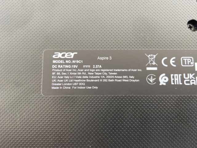 1205422-7 Laptop Acer Aspire 3 N19C1 -2021