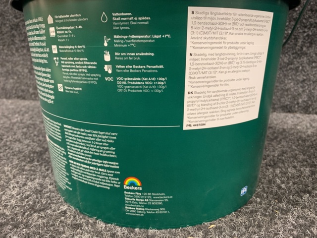 1228376-5 Facade paint Beckers Perfekt Fasad 18 liters