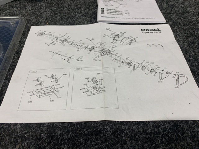 1188721-2 Pipe cutter Exact PipeCut 360E