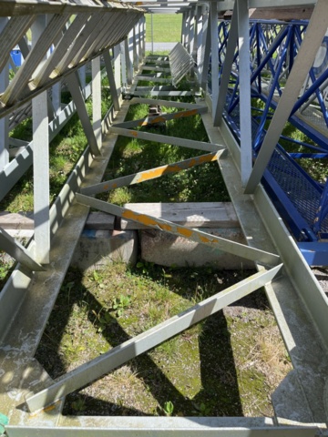 1214885-21 Tower crane Potain E10/14C (repair object)