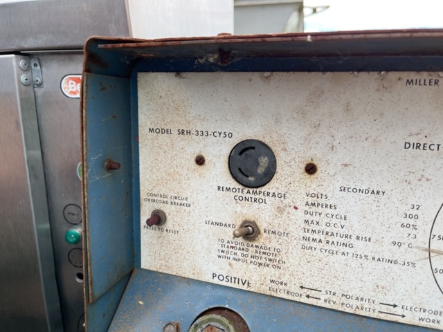 1214893-7 Welding Miller SRH-333-CY50 (Repair item)